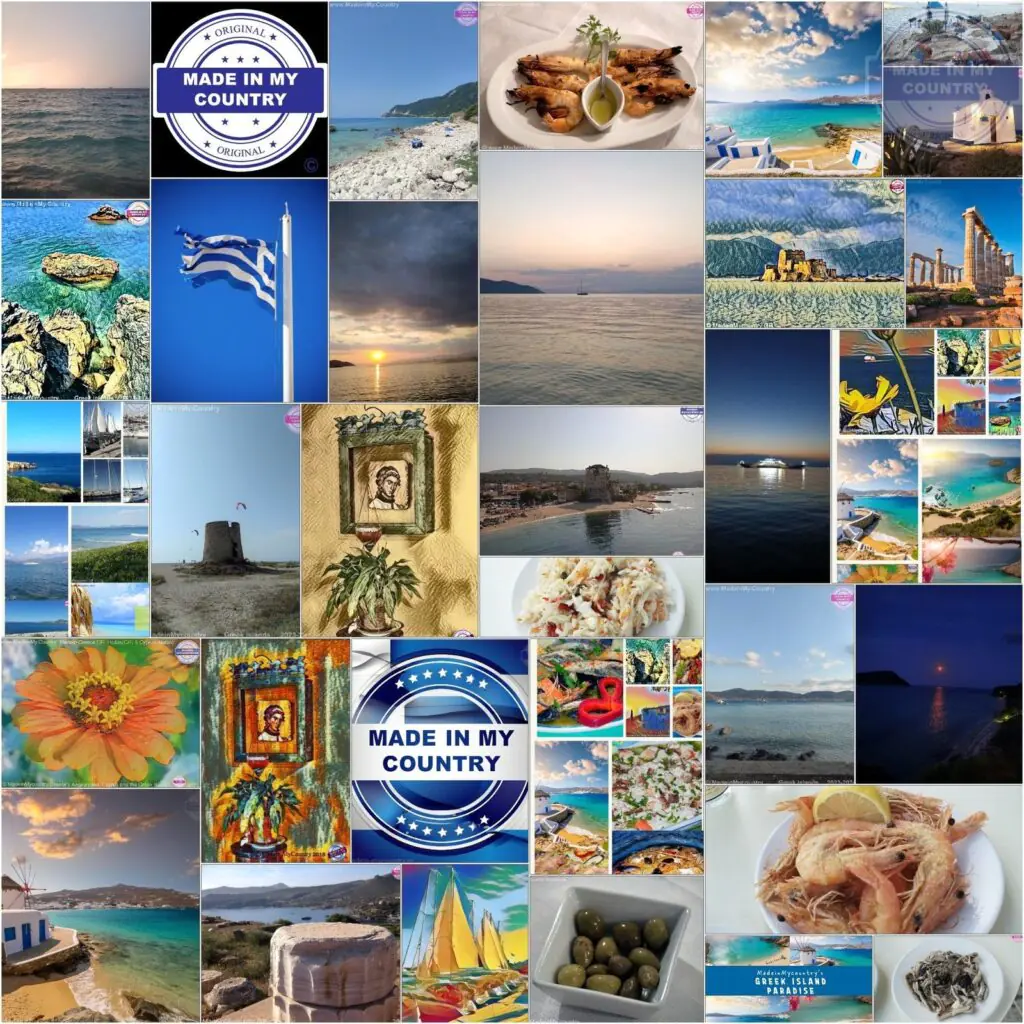 The Aegean sea of Greece (Hellas), Cyprus and the Greek islands!! MadeinMycountry is a global platform that celebrates and supports local history, culture, art, and nature conservation efforts. For two decades, we have been sponsoring local museums, cultural organizations, travel destinations, historical sites, and various cultural events around the world.